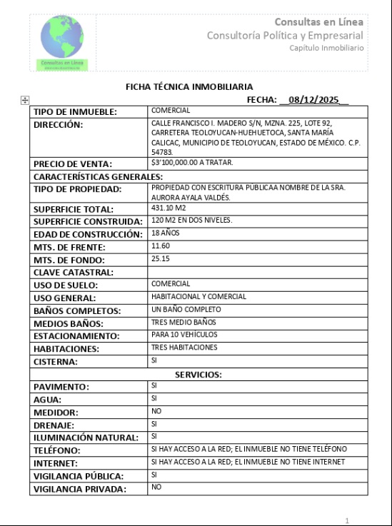 Capítulo Inmobiliario